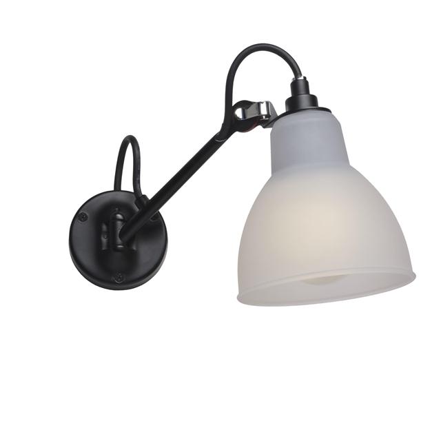 Lampe Gras N104 Badeværelses Væglampe Sortpolycarbonat 8211 Dcw?ditions  3700677655738