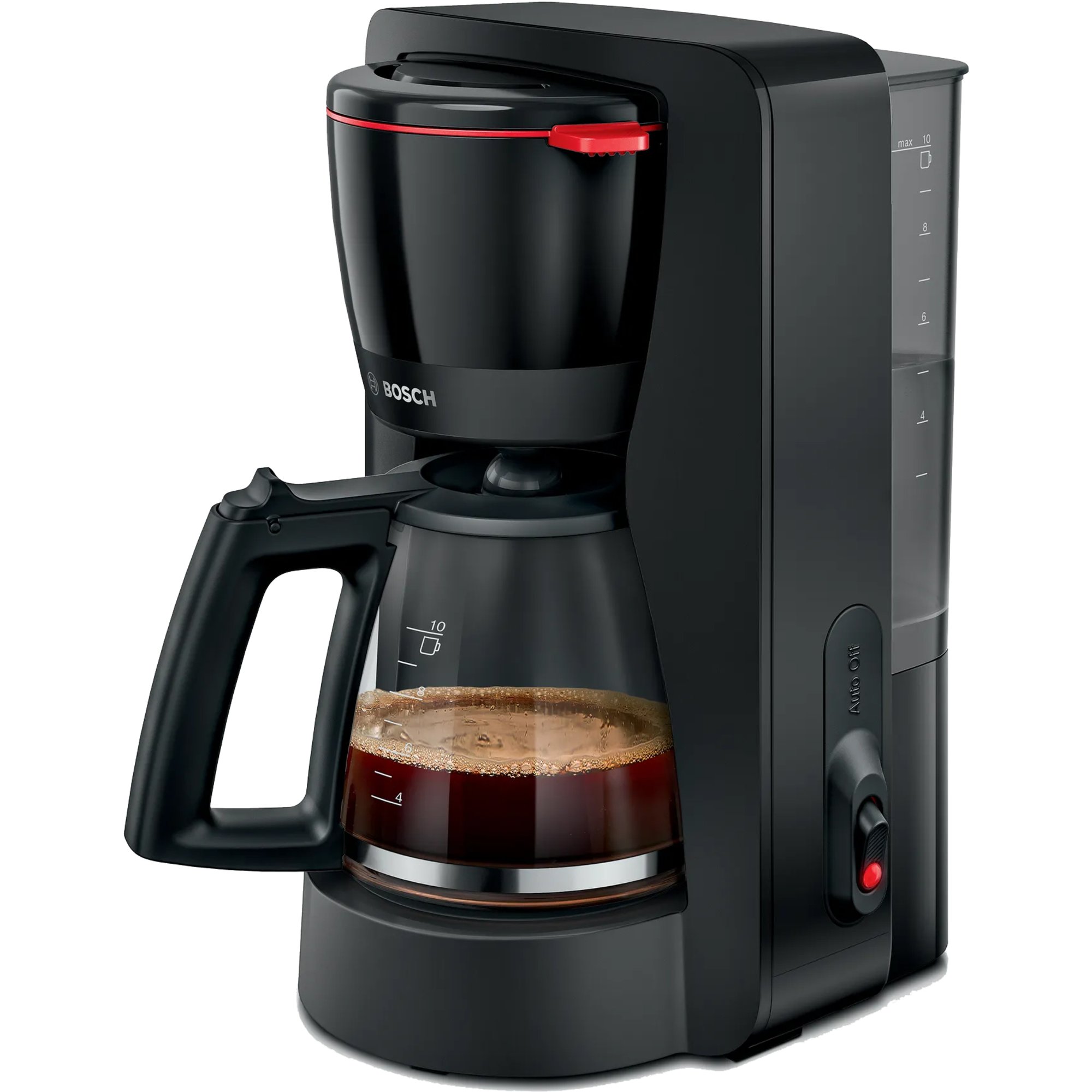 Mymoment Kaffemaskine Med Glaskande Sort  4242005396900
