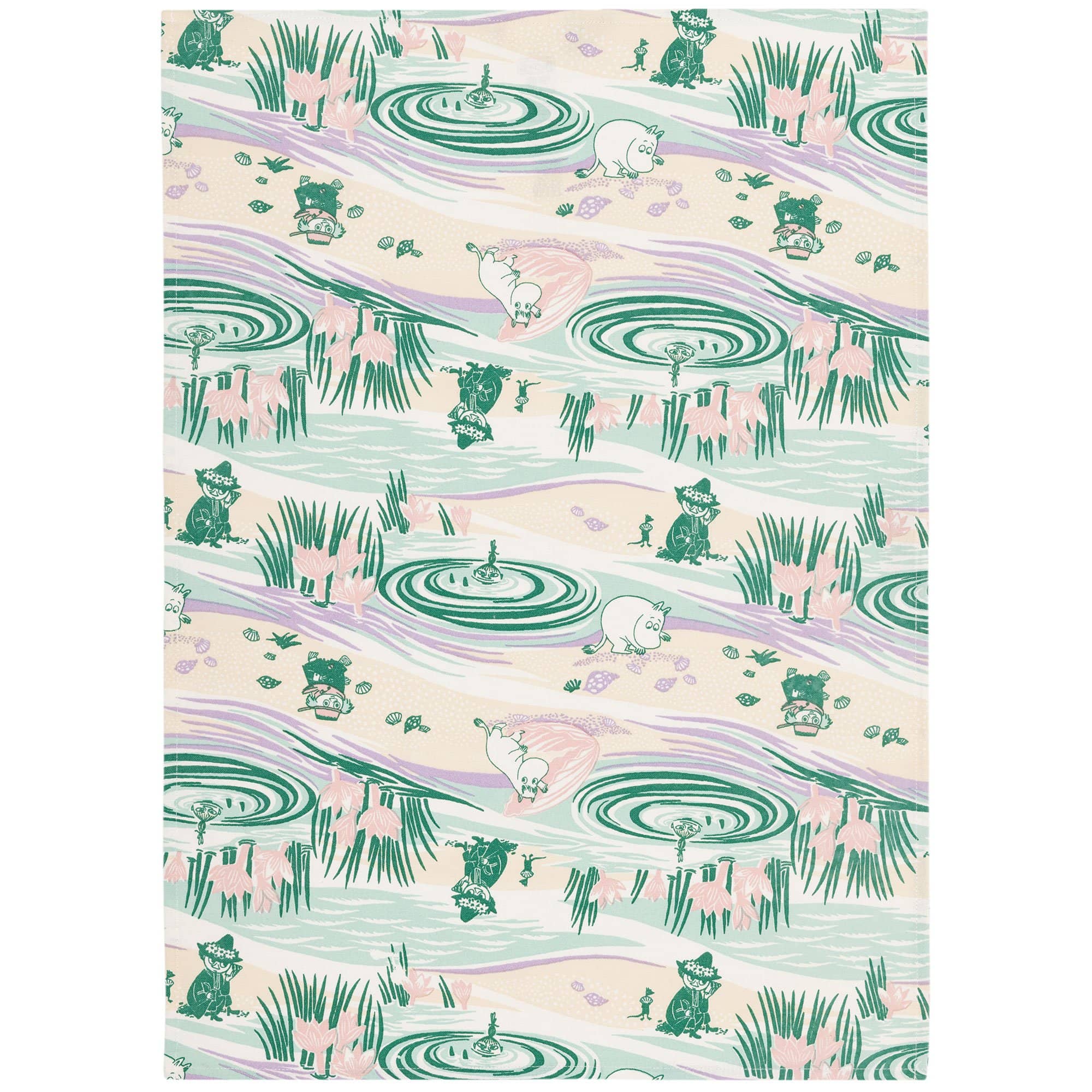 Arabia Mumin En Dag På Stranden Viskestykke 50x70 Cm  6411801019797