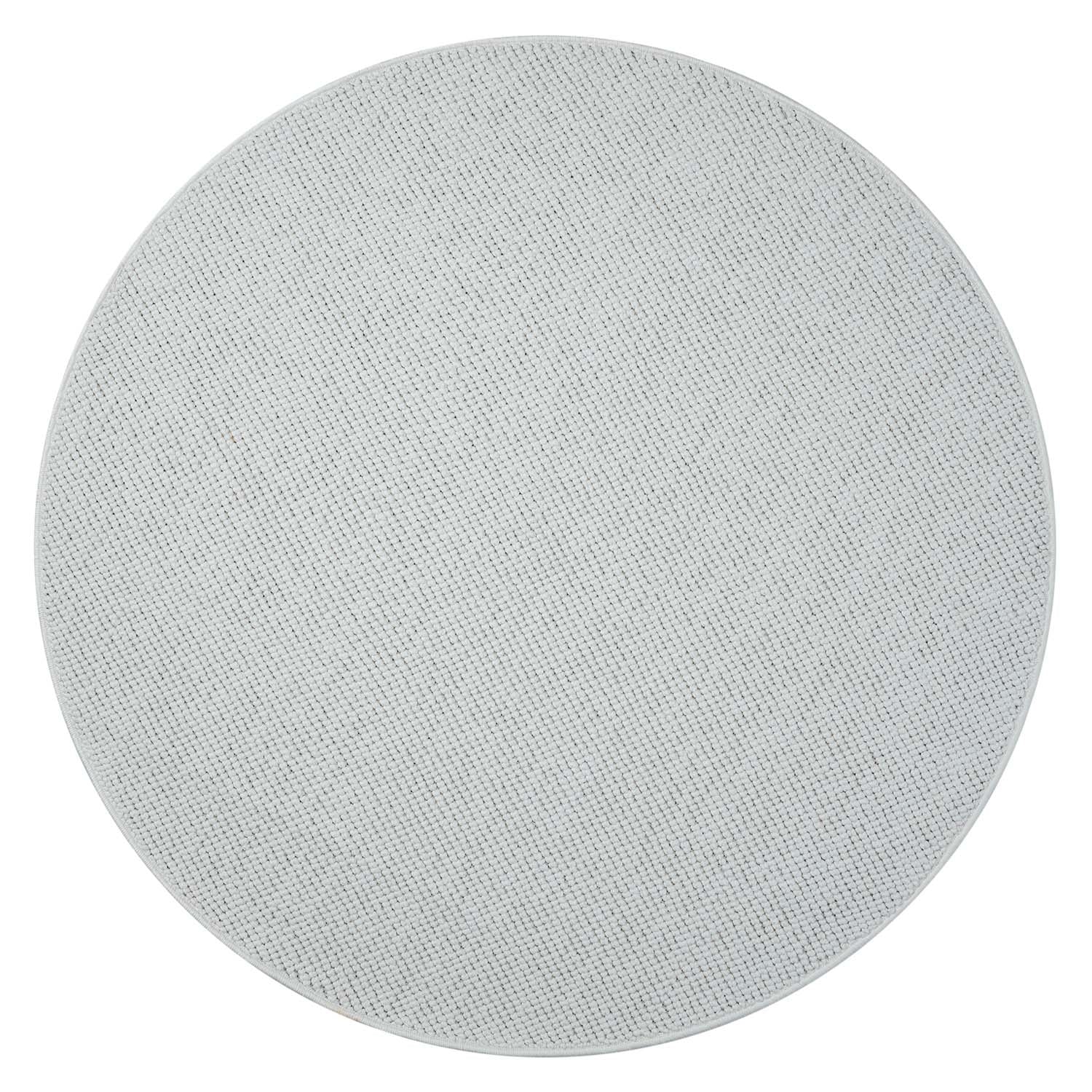 Tæppe Lindo 8843 Lysegrå 160x160cm Rund  4262420642093