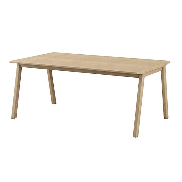 Skovby Sm140 Spisebord - Eg Olie Hvid  Muskatfarvet Nanolaminat