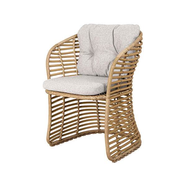 Cane-line Basket Havestol - Natural Stel Med Hyndesæt