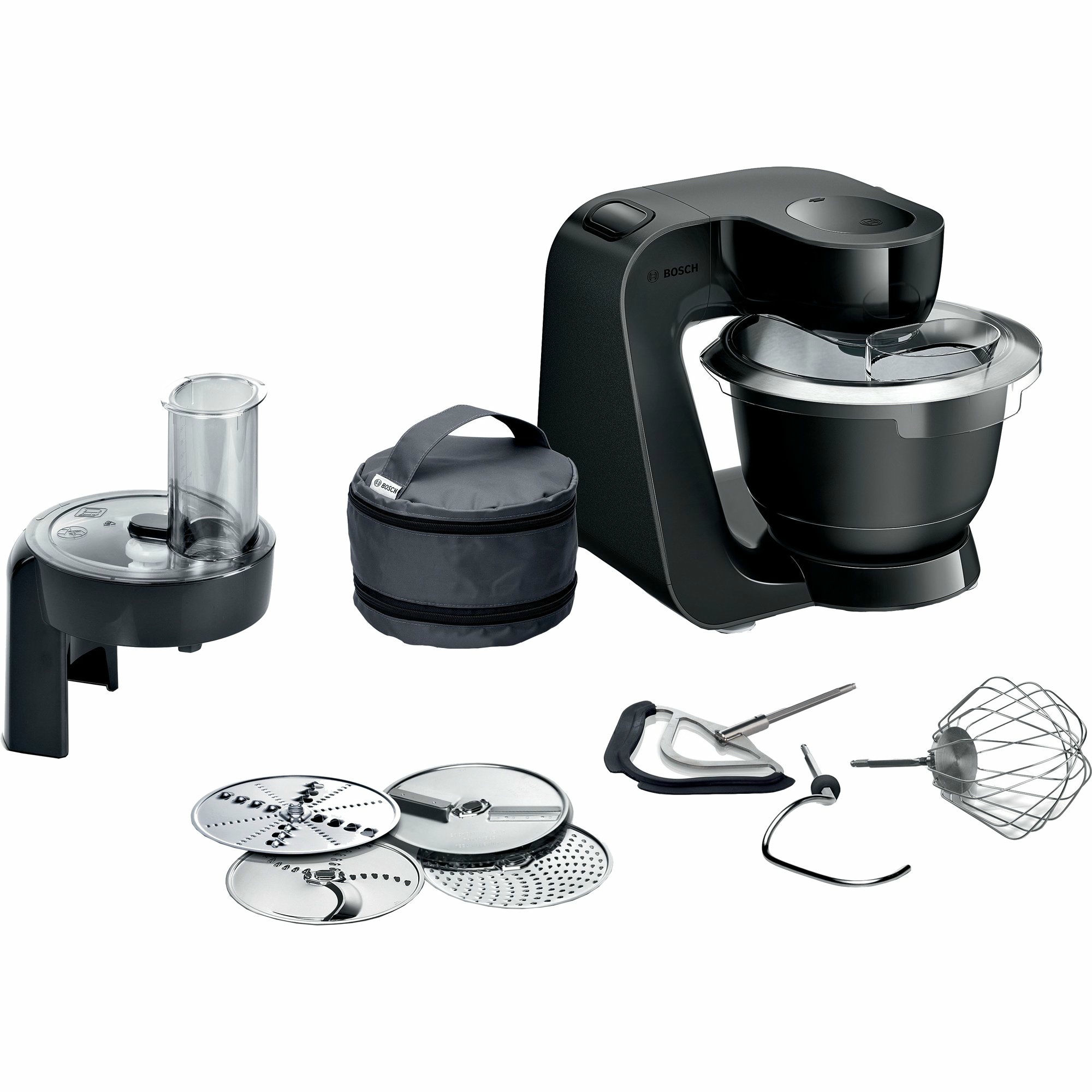 Køkkenmaskine 1000 W Karbonsort  4242005314102