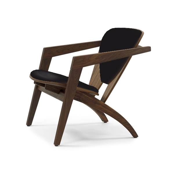 Wegner Butterfly Ge460 Stol - Valnød - Sort Læder