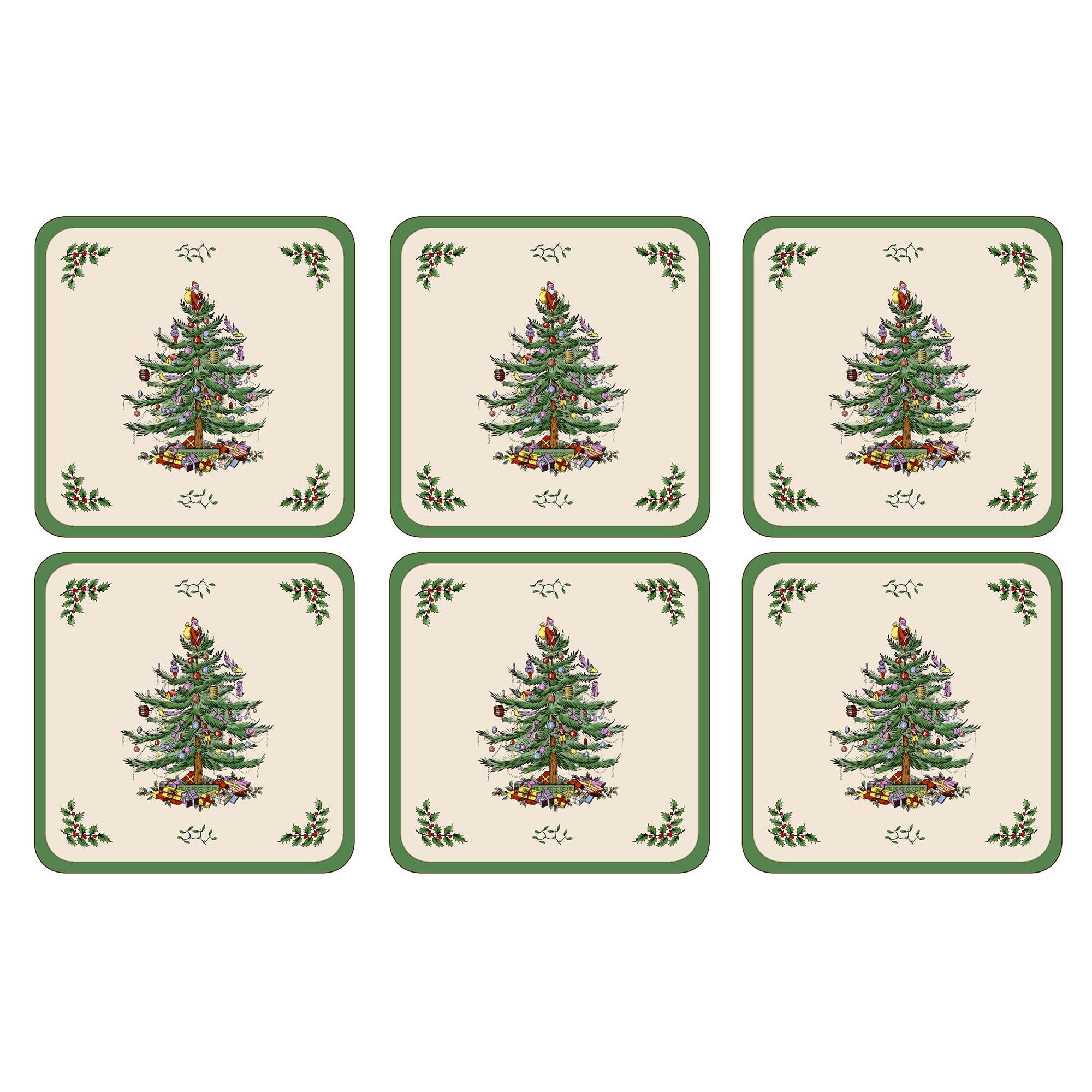 Christmas Tree Glasbrikker 6 Stk  749151490710