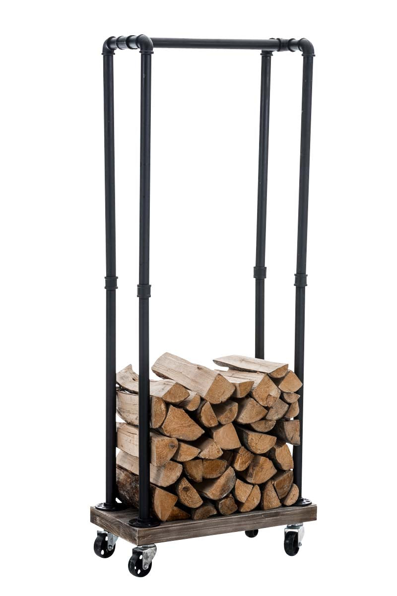 Brændereol  Stativ Højde: 150 Cm Bredde: 60 Cm Dybde: 30 Cm Sort  4251152695804