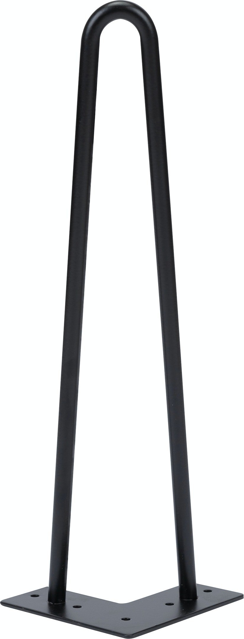Elias Understel 2-rods Hairpin-bordben Til Sofabordbænk Sæt ? 4 Stk Sort H415x10 Cm