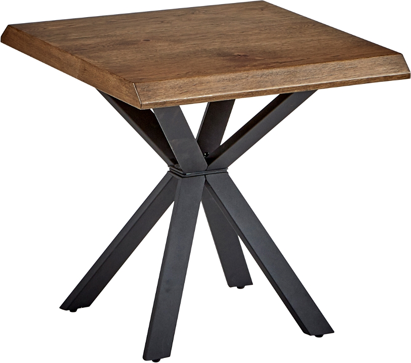 Arno Sidebord Røget H56x60x60 Cm Egetræ Metal  5704745085371