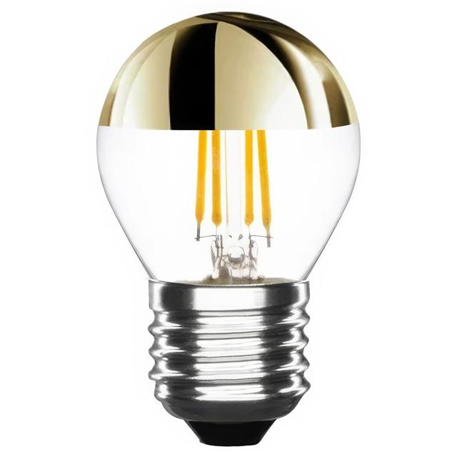 E3light Laes Led 4w E27 350lm Topforspejlet Guld  8421389990515