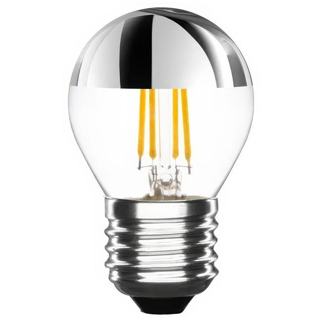 E3light Laes Led 3w E27 250lm Topforspejlet Sølv  8421389988024