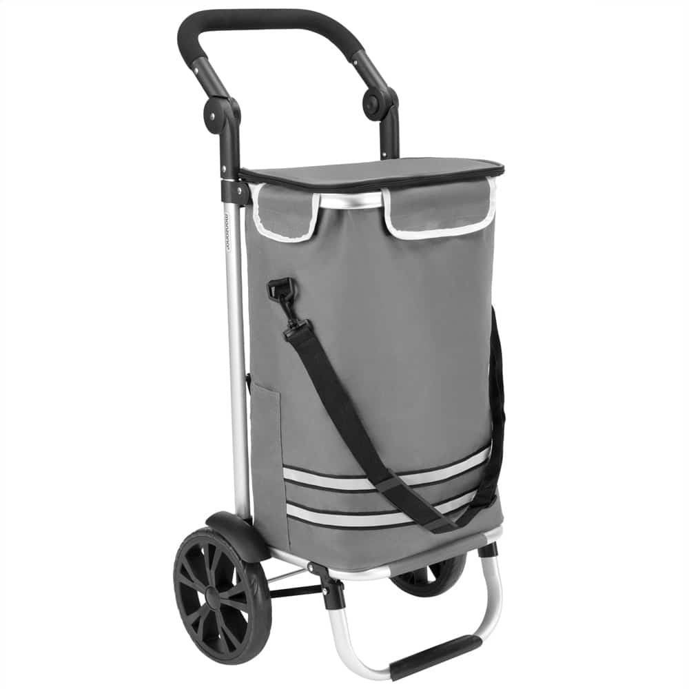 2in1 Indkøbstrolley 56l Max 50 Kg Grå  4250525376753