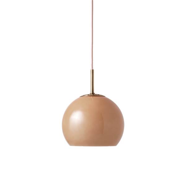 Frandsen Ball Glas Pendel ø18 - Cappuccino  5702410549319