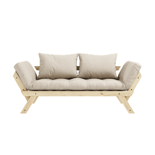 Karup Design Bebop Sofa M 4-lags Madras 747 Beigeklarlakeret  5713655012872