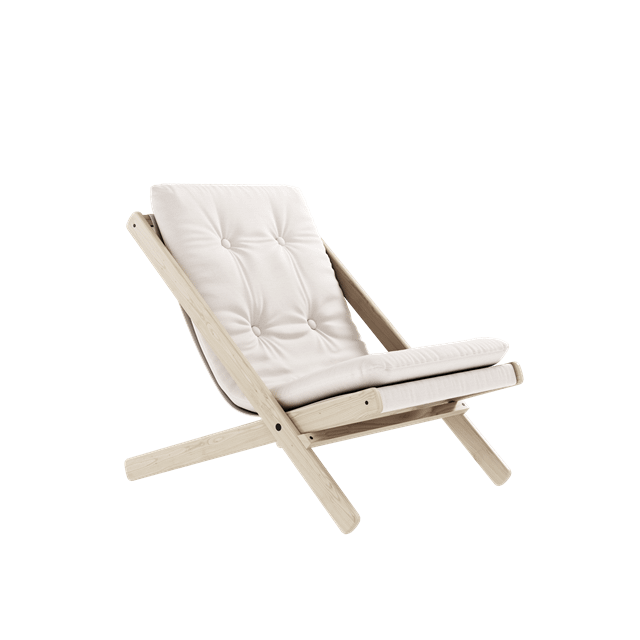Karup Design Boggie Lænestol M Madras Udendørs 401 Whiteolieret Bøg  5713655149110