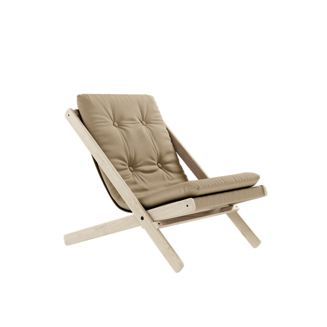 Karup Design Boggie Lænestol M Madras Udendørs 402 Whiteolieret Bøg  5713655149127