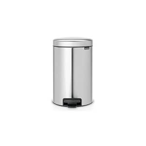 Brabantia Pedalspand Newlcon 12 Liter - Matt Steel Fingerprint Proof  8710755112041