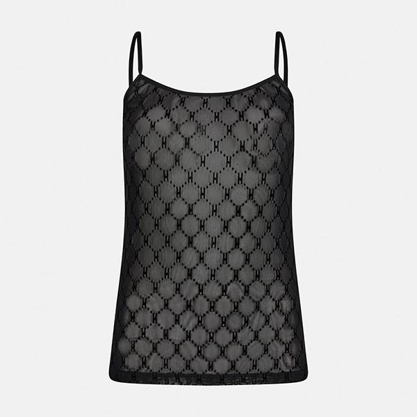 Hype The Detail Mesh Singlet - Black  5701586012498