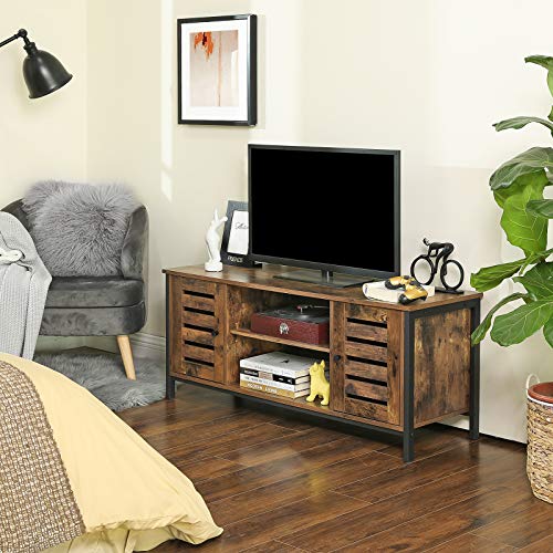 Tv-bord Med Hylder Rustik Brun