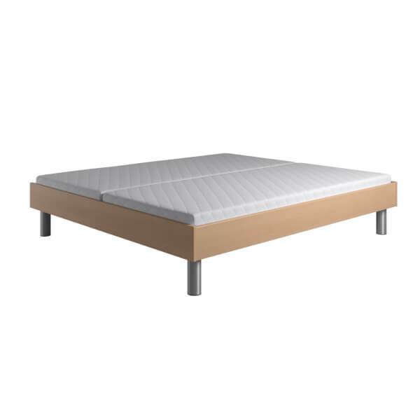 Kaagaard 380 Sengeramme - Bøg - 160x190 Cm Med Stålben