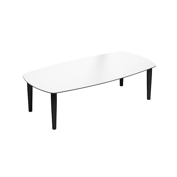 Thomsen Furniture - Katrine Sofabord - Bådform - 80x128 Cm - Granitgrå Stenlook